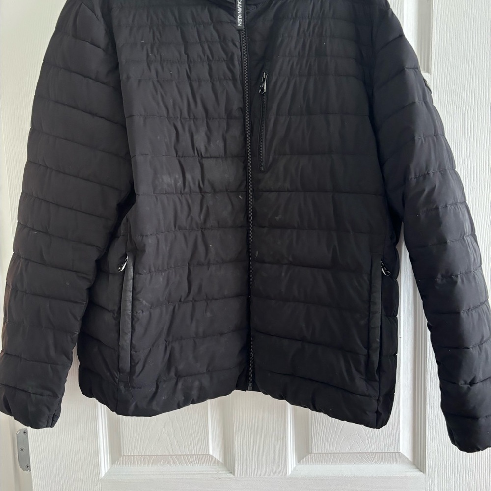 Black Quilted Puffer Jacket